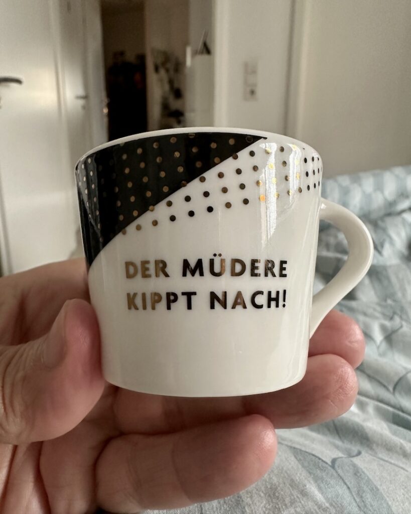 Der Müdere kippt nach!