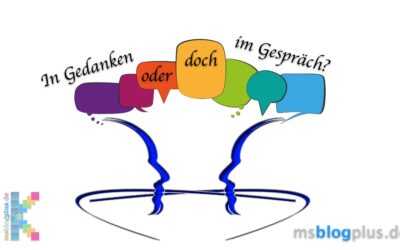 In Gedanken oder doch im Gespräch?