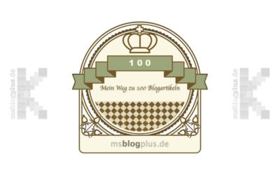 Mein Weg zu 100 Blogartikeln