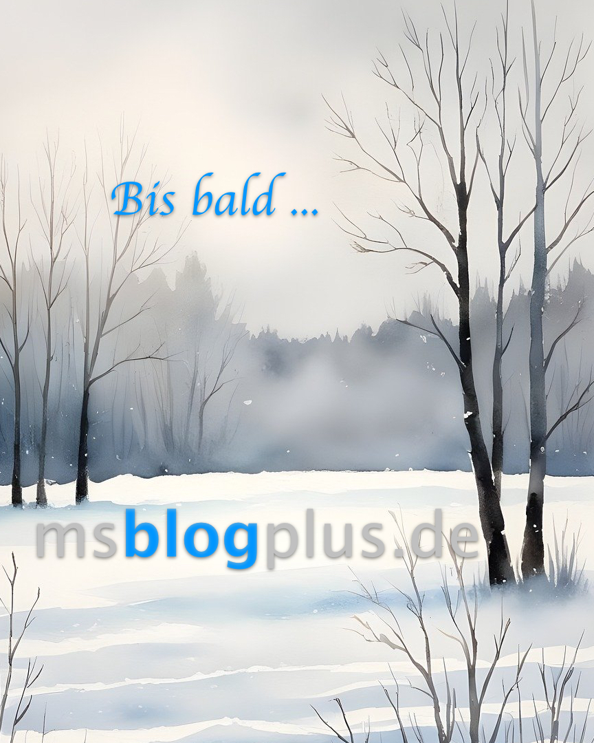 Bis bald ...