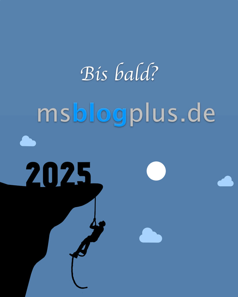 Bis bald auf MSBlogPlus