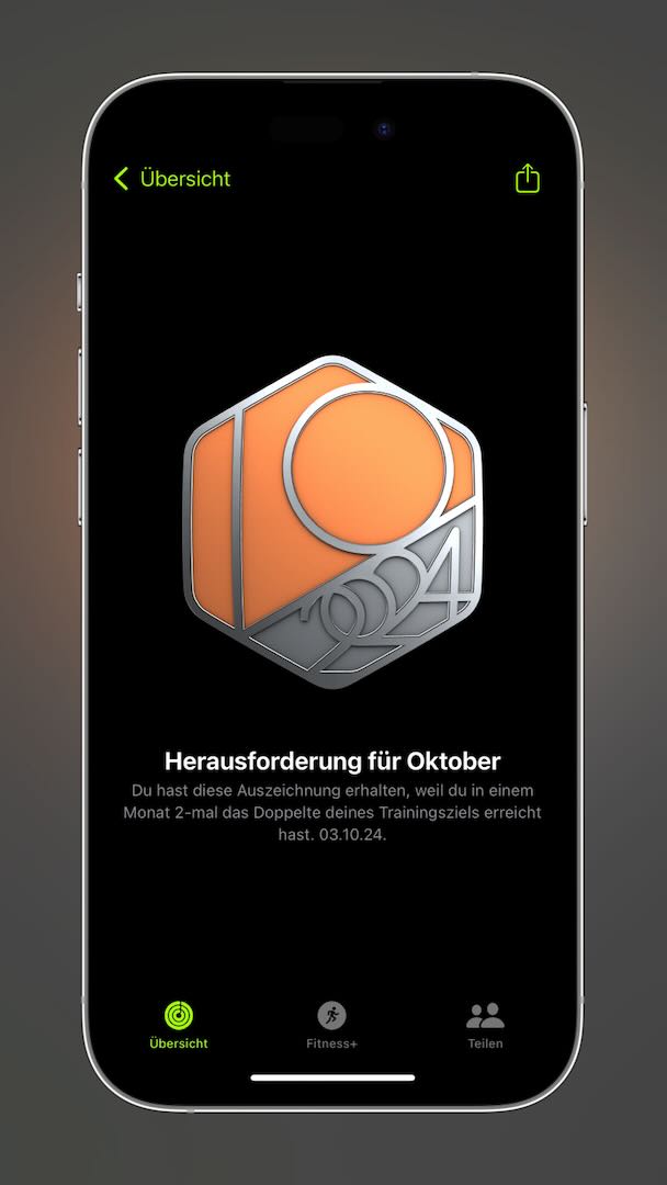 Herausforderung im Oktober 2024