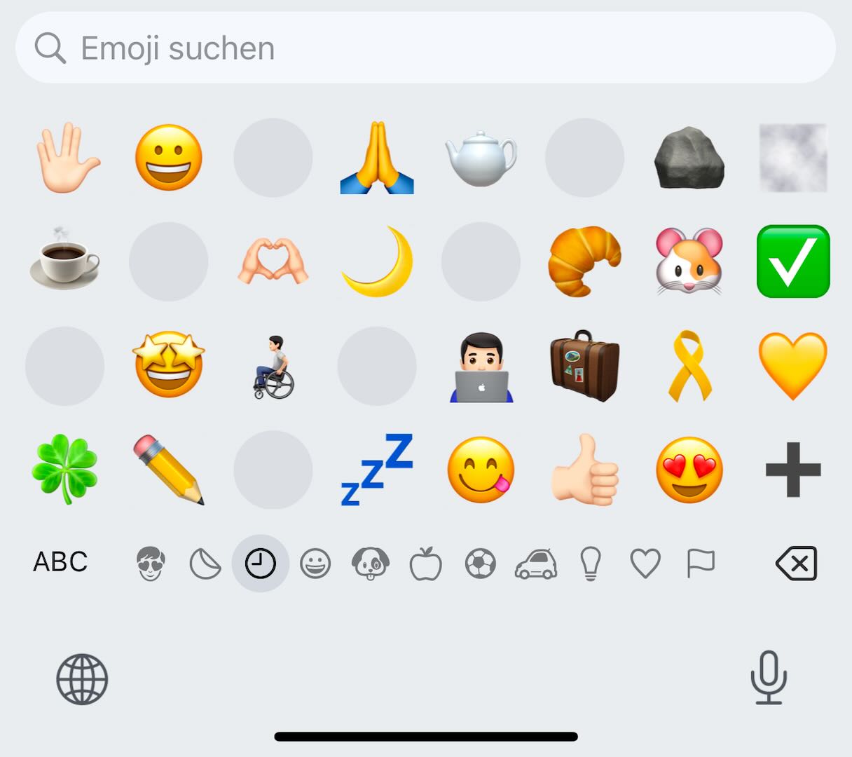 Emojifehler nach dem Update auf 18.1