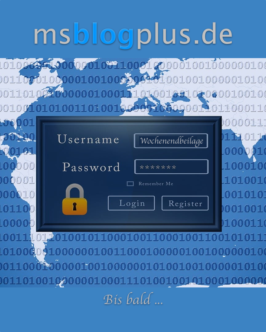 Bis bald auf msblogplus.de