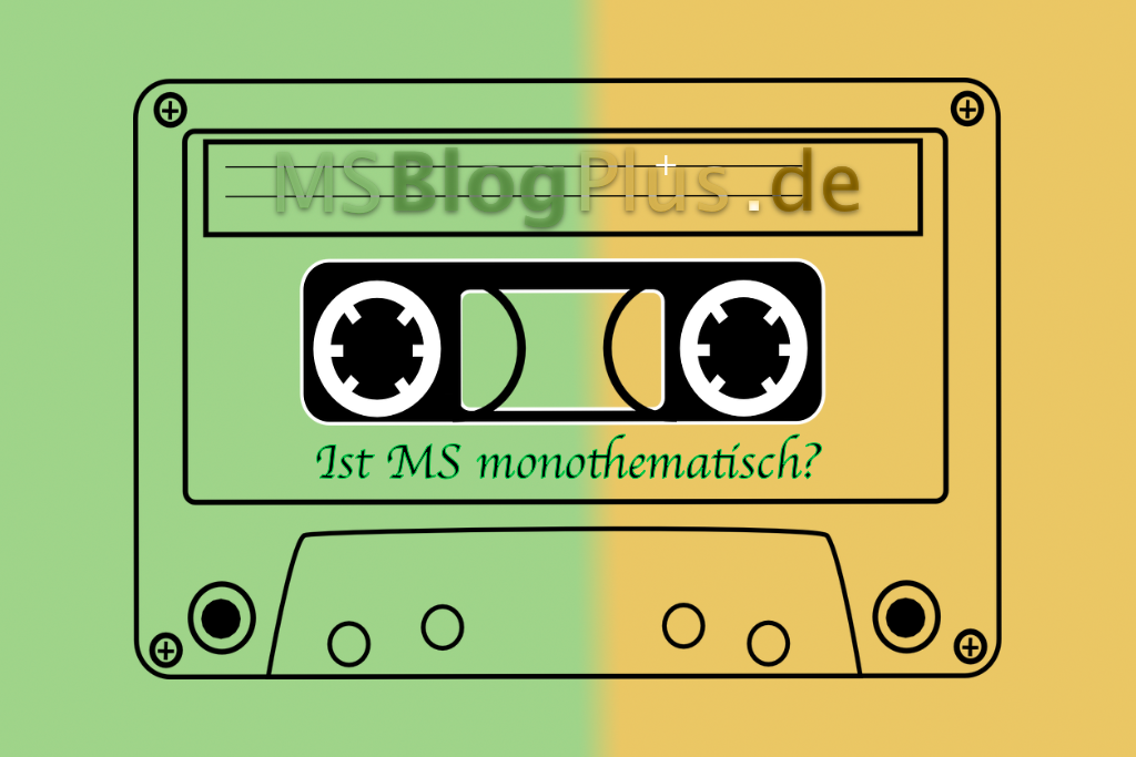 Ist MS monothematisch?