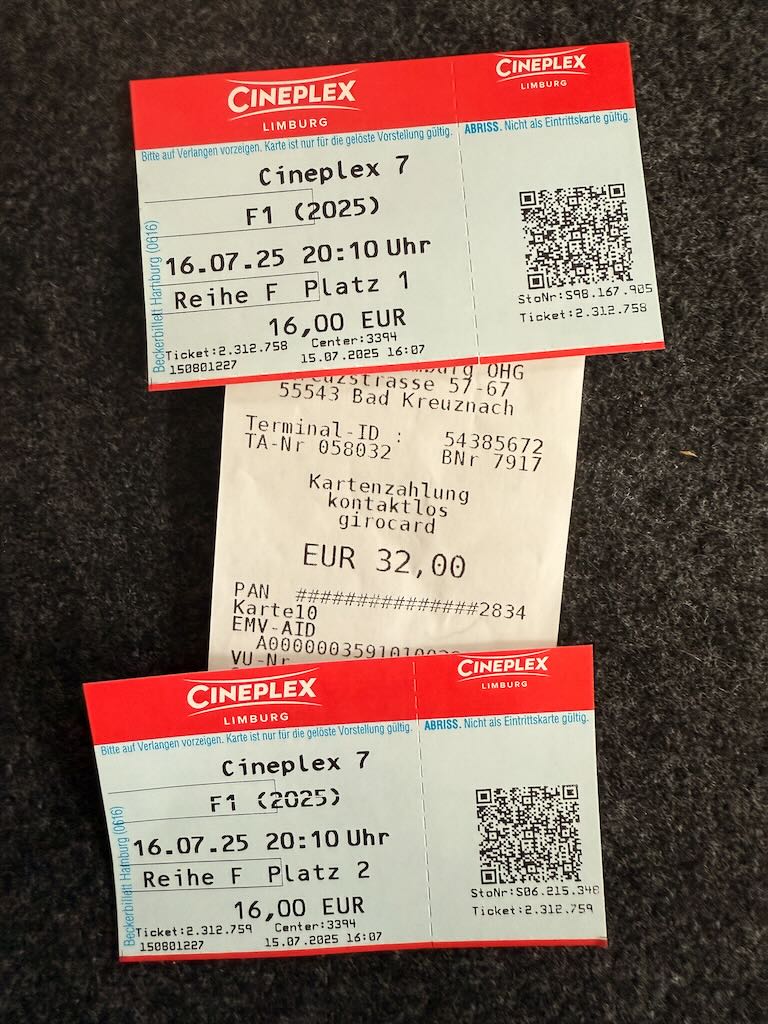 Formel 1 im Kino