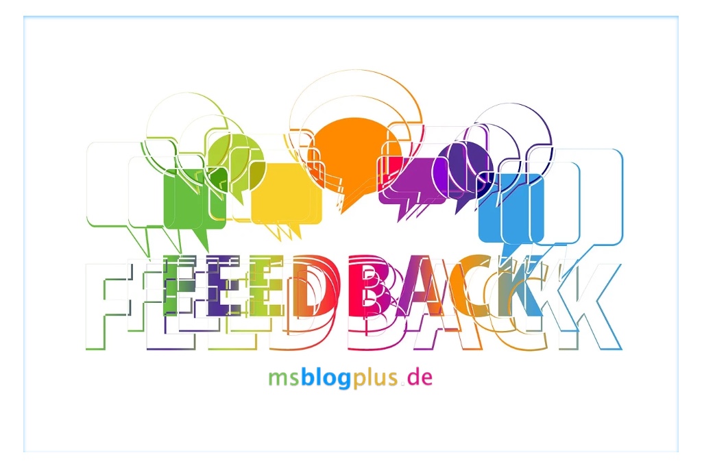 Feedback zu MSBlogPlus.de