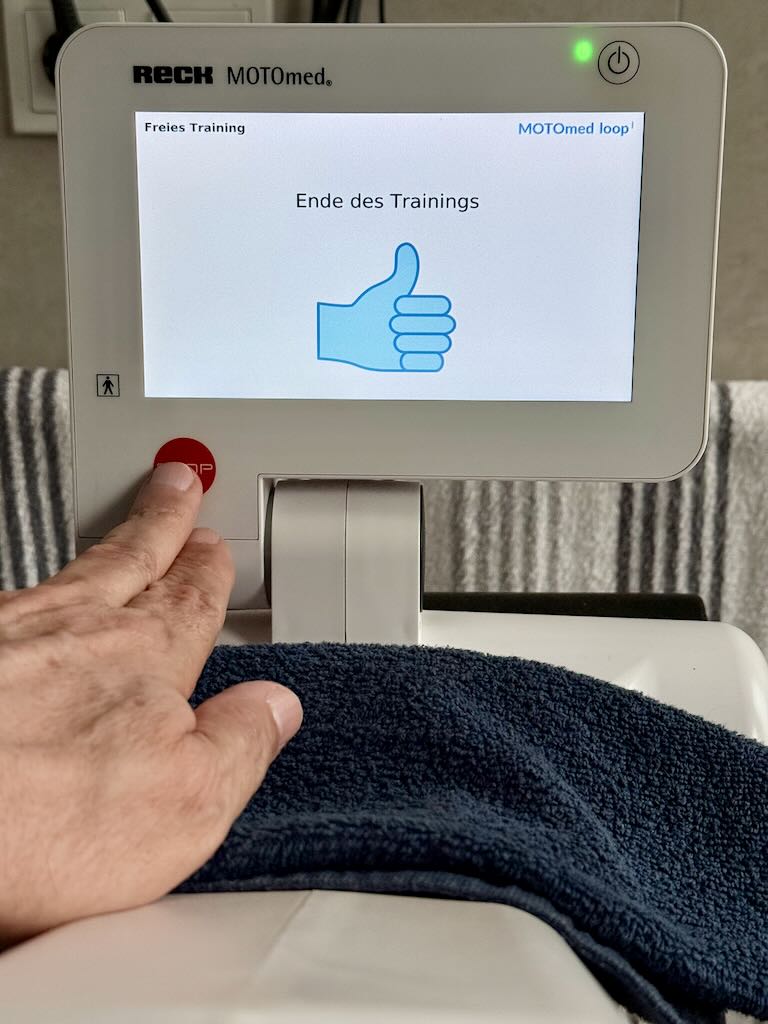 Ende des Trainings