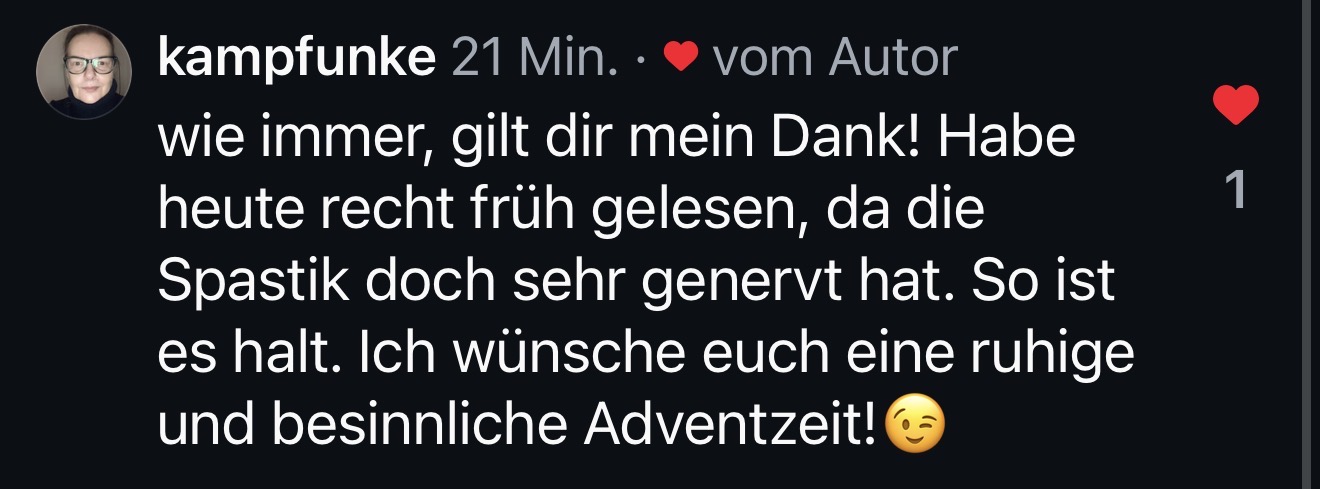 Feedback der Leserschaft