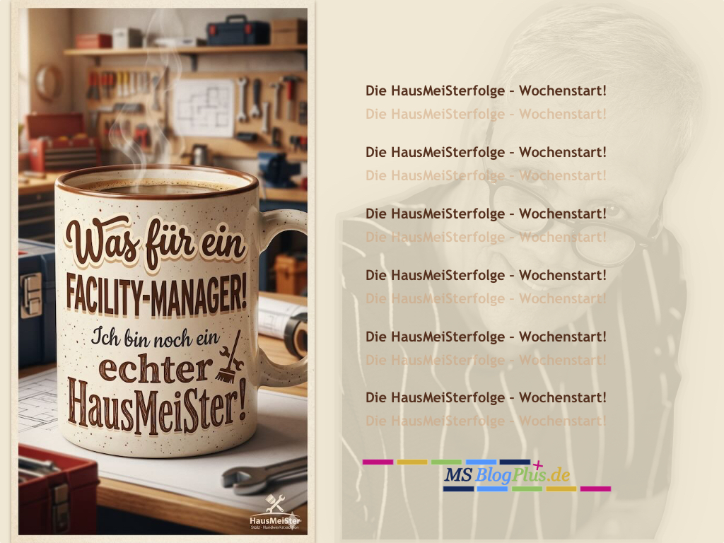 Die HausMeiSterfolge – Wochenstart!