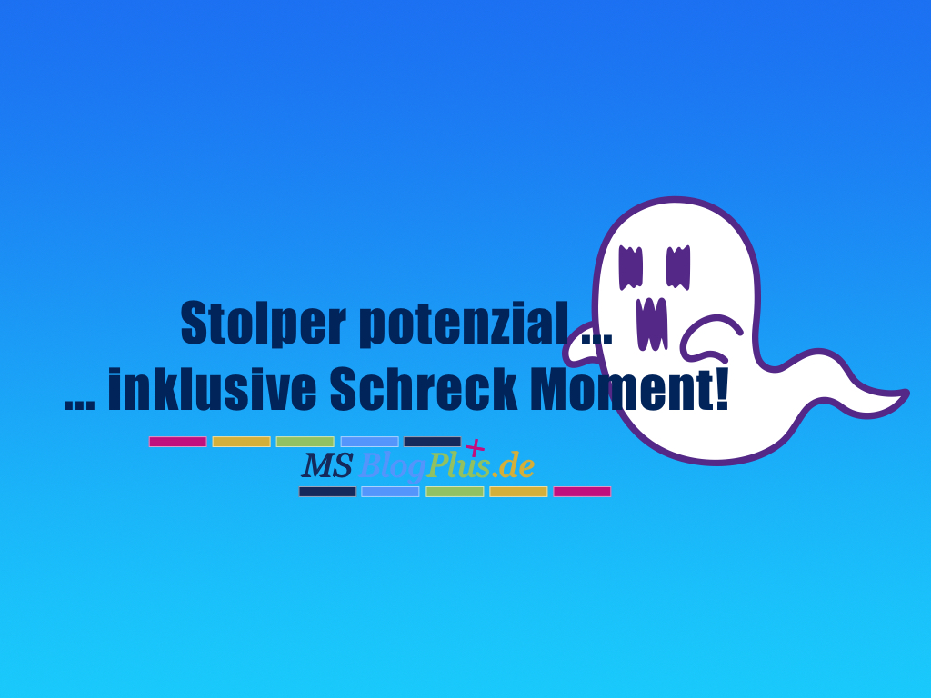 Stolper potenzial – inklusive Schreck Moment